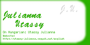 julianna utassy business card